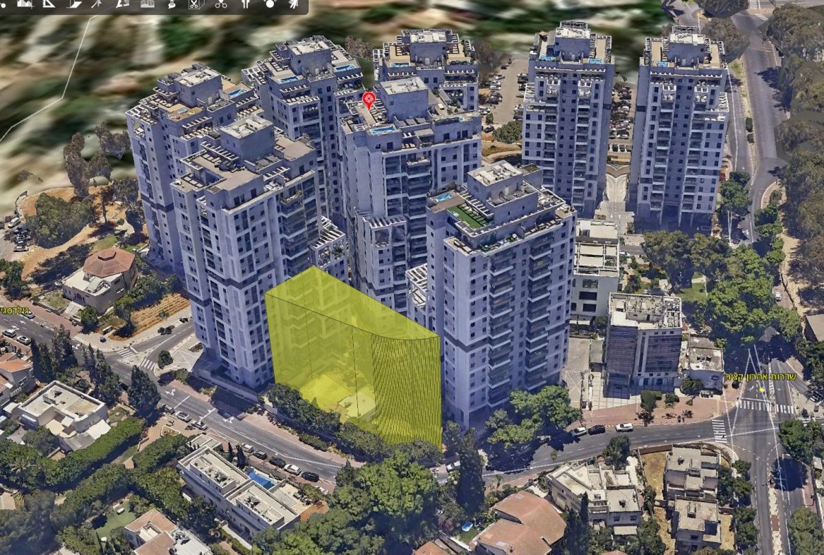 הדמיית הבניין החדש שצפוי לעלות לדיון בוועדה