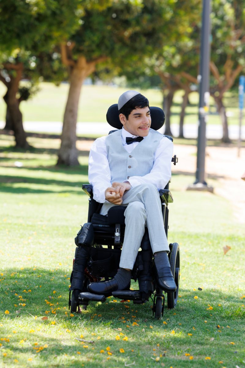 הנער אבשלום מלאכי מרמת גן שחגג באירוע