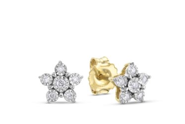 עגילי יהלום Adorne