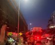 שריפה פרצה בבניין ברובע ג', הדיירים פונו - והמחווה המרגשת של לוחמי האש 