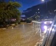 גשמי ענק בב"ש: הצפות ברחובות ונזקים נקודתיים מרוחות עזות