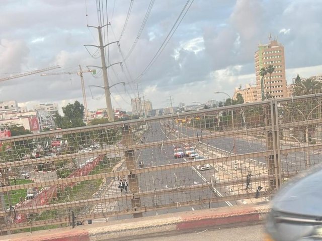 כביש 4 חסום