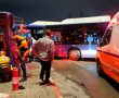 שני פצועים בהתנגשות בין אוטובוסים ברמת גן