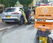 שלושה נפצעו בתאונת דרכים ברחוב השקדיה ברמת גן