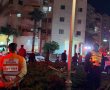 חנוכיה התלקחה במרפסת דירה באשדוד (וידאו)