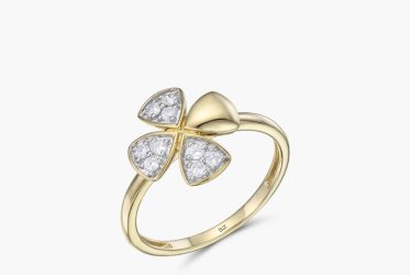 טבעת יהלומים Trice